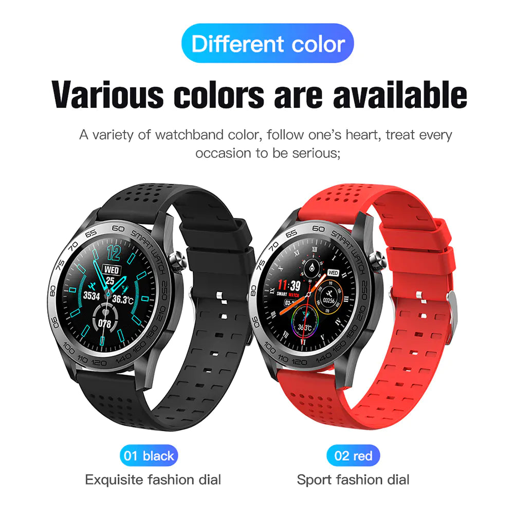 F22U Smart Watch with Sports Modes and Health Tracking