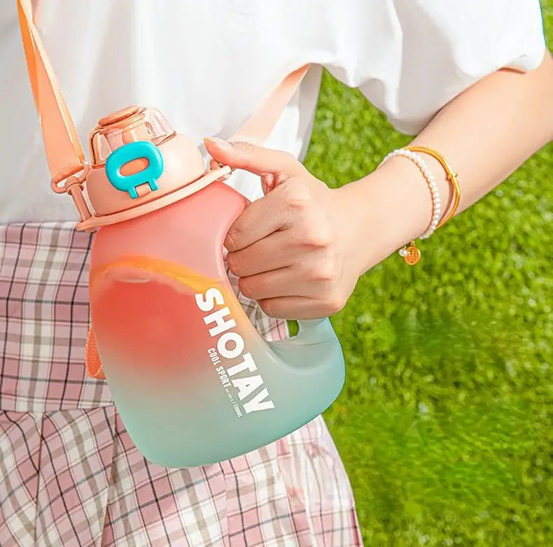 1300ml Heavy Duty Tritan Sports Water Bottle with Straw