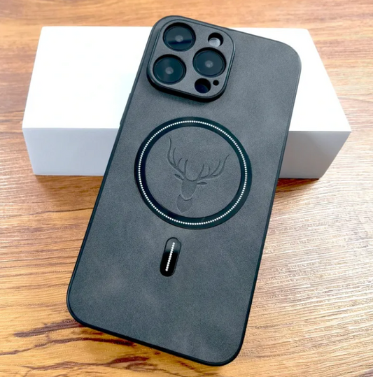 Elk Cartoon Magnetic Phone Cover