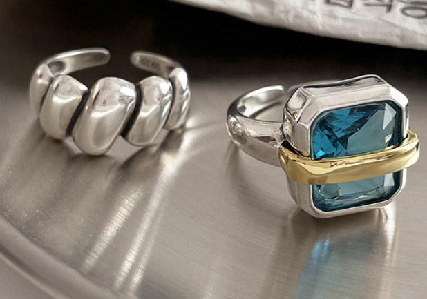 Vintage Luxury Thai Sterling Silver Ring